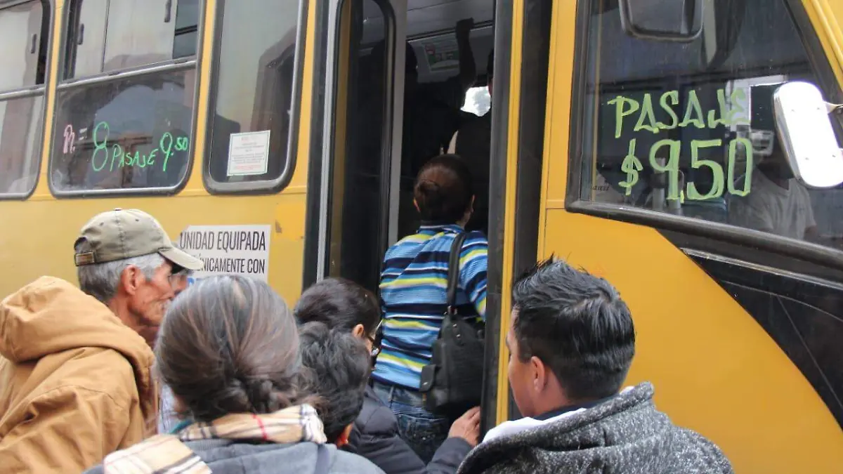 aumento al transporte urbano